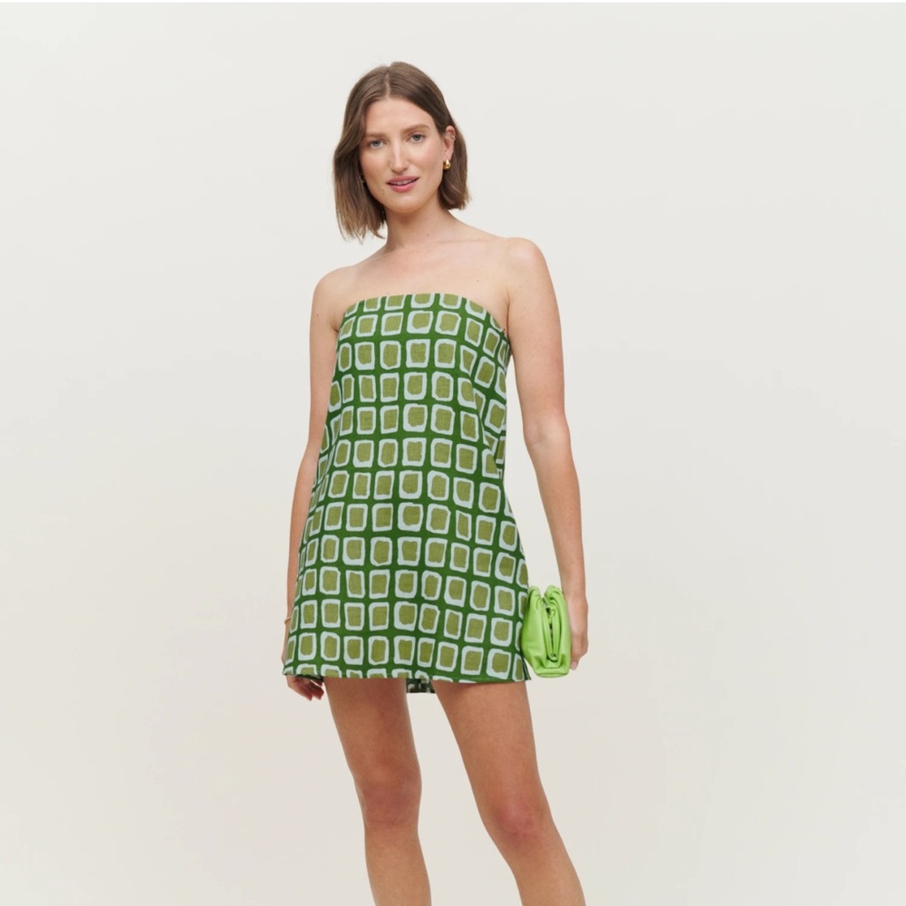 Reformation Stella linen dress